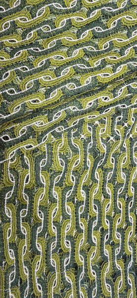 Two-Colour Guipure Lace