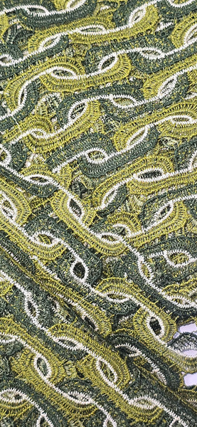 Two-Colour Guipure Lace