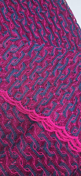 Two-Colour Guipure Lace