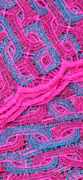 Two-Colour Guipure Lace