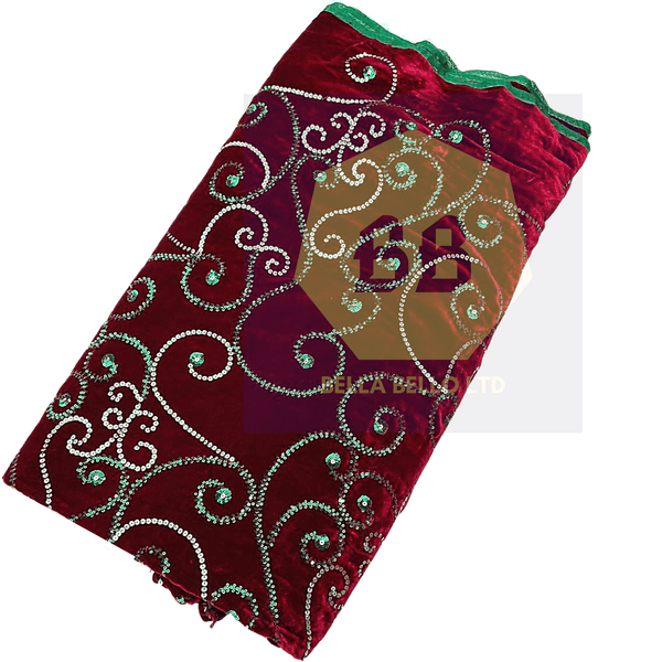 Sequinned Italian Velvet by Aldo Bianchi